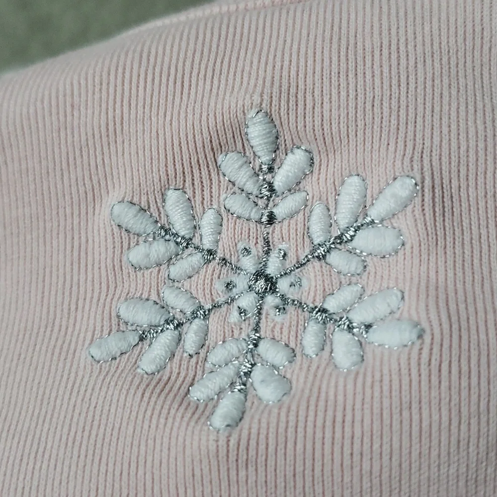 Gymboree Embroidered Snowflake Top Sz 12-18M